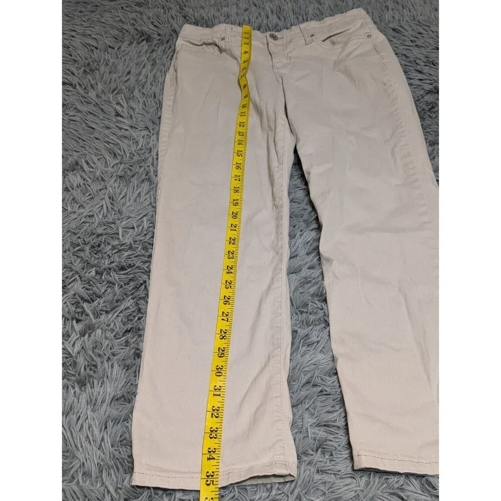 Bandolino Mandie Straight Jeans‎ Womens 12PS 12 Petite 12P Short Stretch 32x26